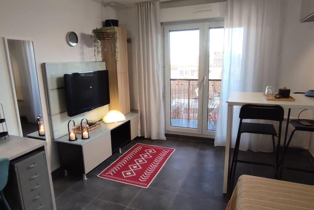 Caducee Studio Climatise Balcon Ensoleille Parking Nord Montpellier Grabels Екстер'єр фото